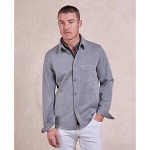 Rye51 Men’s "The Noah" Chore Shirt Jacket‎ Shacket Size 40 pockets Gray pristine